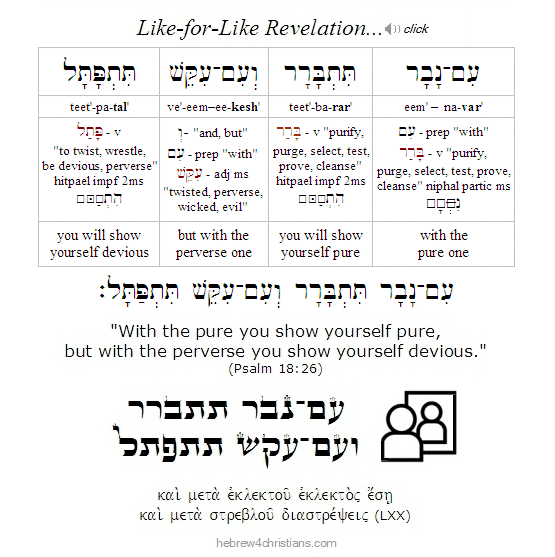 Psalm 18:26 Hebrew Lesson